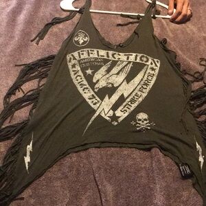 Womens Affliction Size:M Tanktop